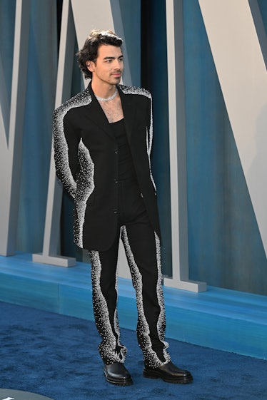 Joe Jonas attends the 2022 Vanity Fair Oscar Party