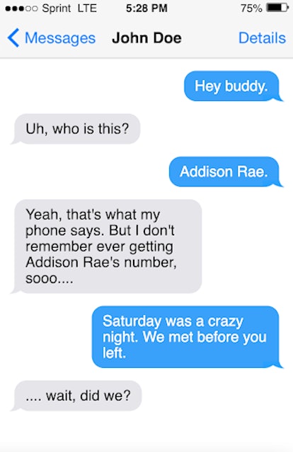 Funny April Fools' Day prank text: switch your contact name with a celebrity