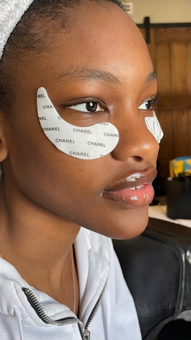 chanel eye patches