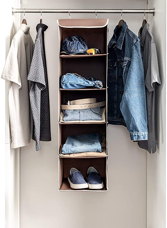 Zober 5 Shelf Hanging Closet Organizer