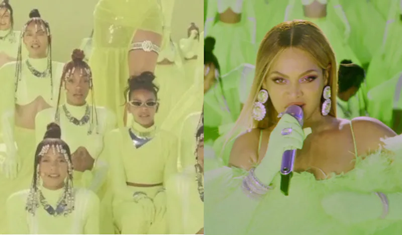 Blue Ivy's Cameo In Beyoncé's 2022 Oscars Performance Was Everything