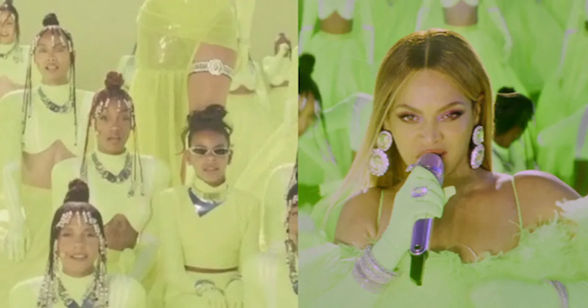 Blue Ivy's Cameo In Beyoncé's 2022 Oscars Performance Was Everything