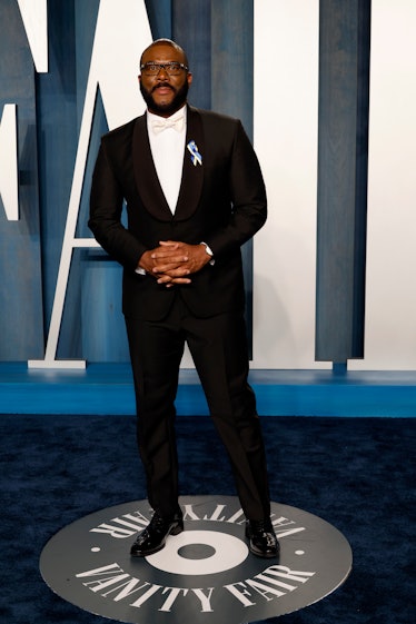 Tyler Perry attends the 2022 Vanity Fair Oscar Party