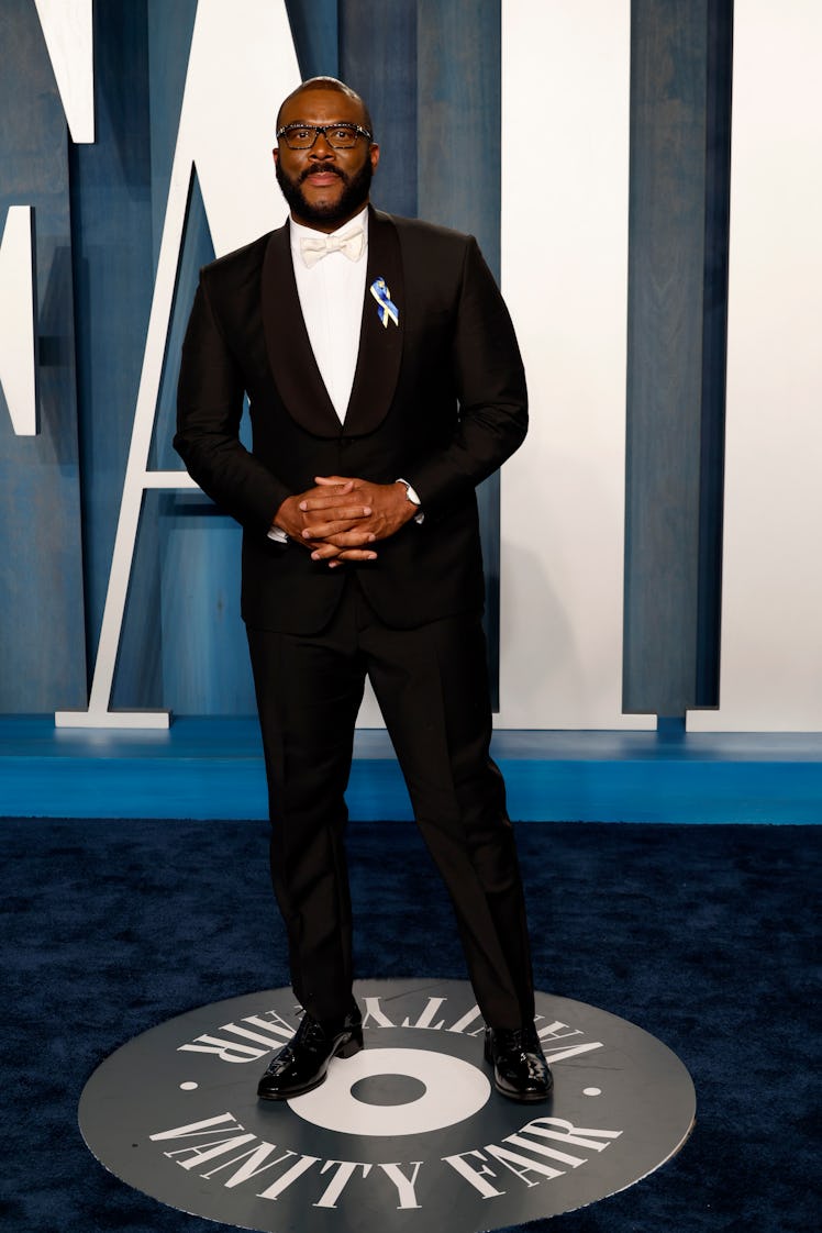 Tyler Perry attends the 2022 Vanity Fair Oscar Party