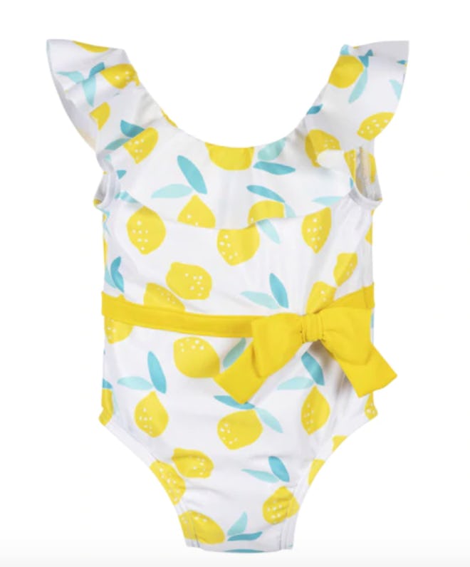 upf swimwear for babies: gerber lemon bathing suit