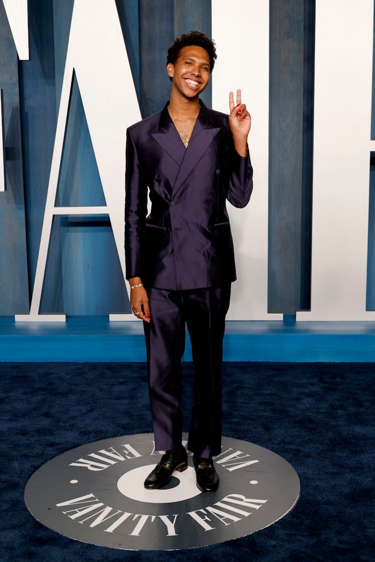 Tyler Mitchell attends the 2022 Vanity Fair Oscar Party