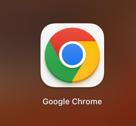 The Chrome icon on macOS