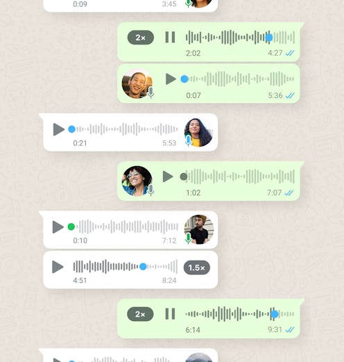 Voice messages playing in WhatsApp. Here's how to use Voice Messages in WhatsApp.