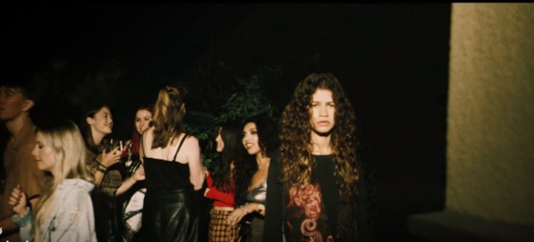 Zendaya as Rue in Season 2 of Euphoria