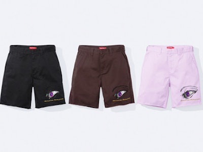 Supreme x Aeon Flux Spring 2022 collection shorts