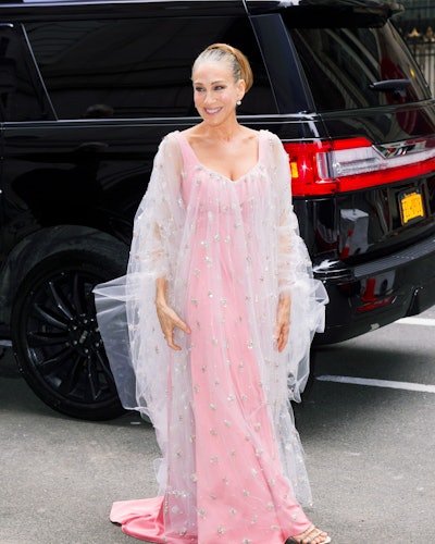 SJP Pink Tulle Gown