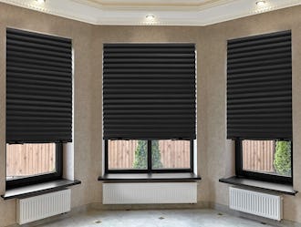 Estilo Black Window Shades (6-Pack)