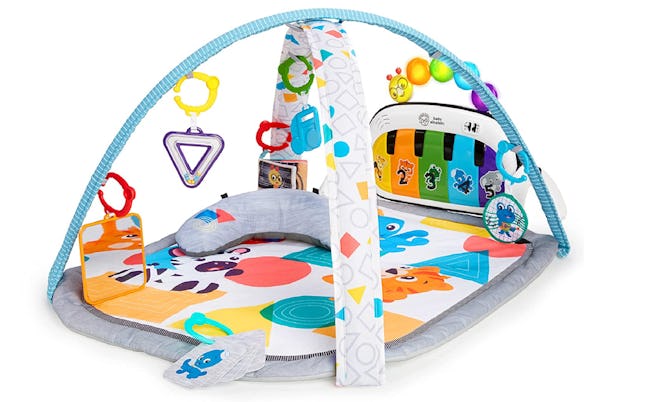 This activity mat combo toy is one of the best choices for 6-month-olds.