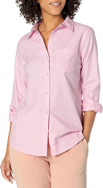 Amazon Essentials Long Sleeve Button Down Oxford Shirt