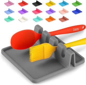 Silicone Utensil Rest with Drip Pad 