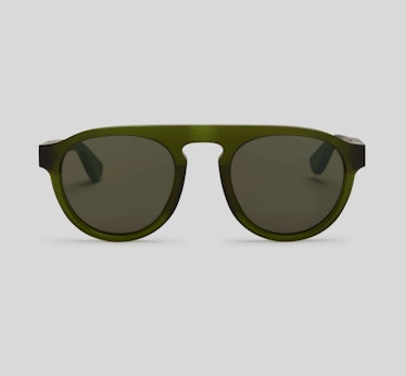 These green aviator sunglasses from Just Human are luxe and sustainable.