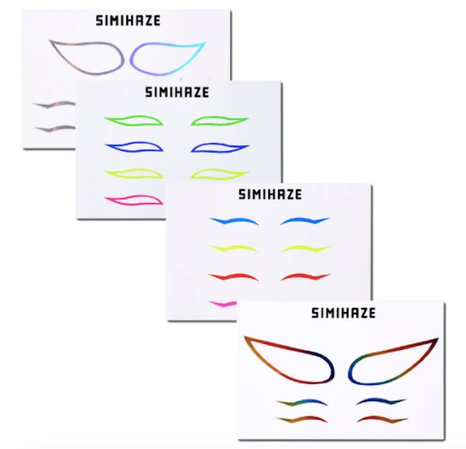 Simihaze Beauty EYE PLAY Sticker Book, Rave Pack