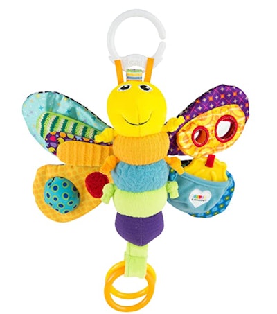 This clip-on firefly plush is one of the best toys for 6-month-olds.