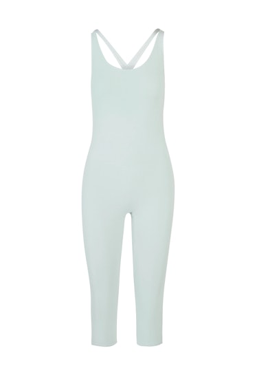 This light blue jumpsuit from LACAUSA is a perfect yoga unitard.