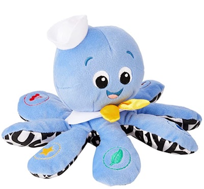 This plush octopus is one of the top toys for 6-month-old babies.