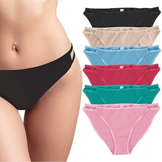 Jo & Bette String Bikini Underwear (6-Pack)