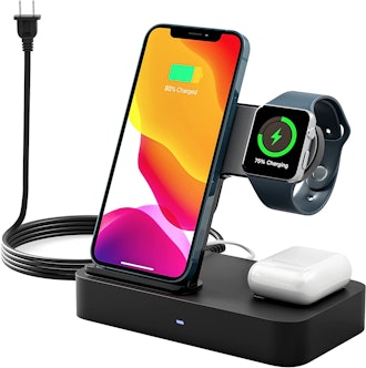 Poweroni 3-in-1 Wireless Charger Station