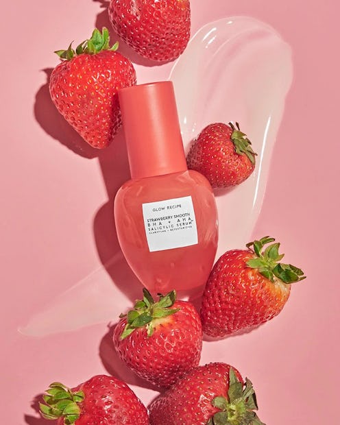 Glow Recipe's new Strawberry Smooth BHA + AHA Salicylic Serum is a gentle acne-fighting hero.