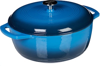  Amazon Basics Enameled Cast Iron Covered Dutch Oven