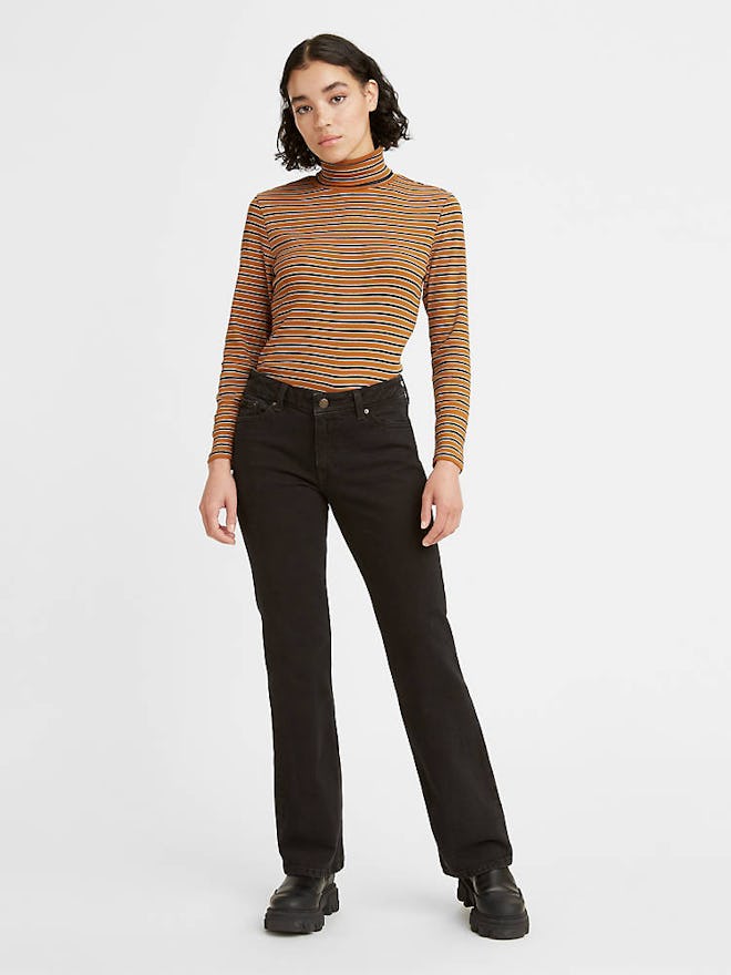 Low Pitch Bootcut Jeans