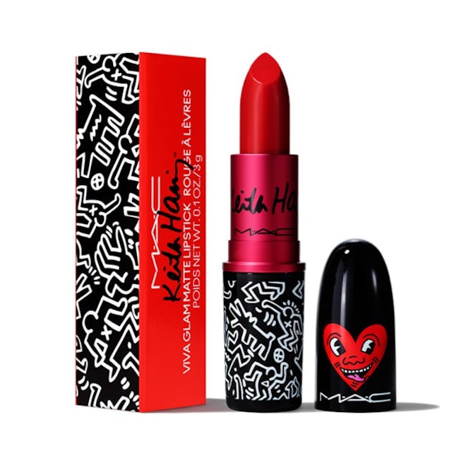 MAC Cosmetics x Keith Haring Lipstick in Red Haring