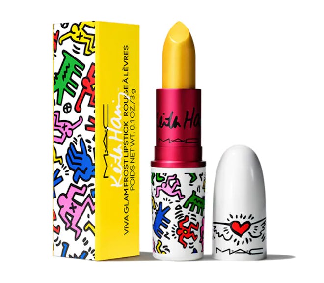 MAC Cosmetics x Keith Haring Lipstick in St.  Mark's Yellow