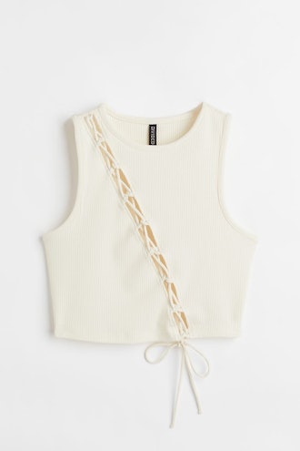 This H&M top with cutout detail will help you master the sexy fashion trend.