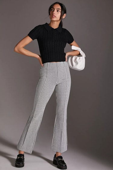 Anthropologie's Maeve The Margot Cropped Kick Flare Pants.