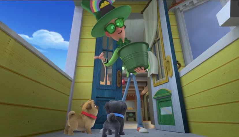 'Puppy Dog Pals' has a St. Patrick's Day episode.