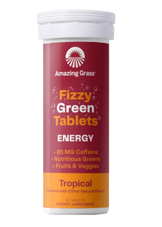 Fizzy Green Tablets - Energy Tropical