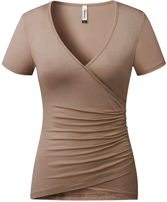 Beauhuty Wrapped V-Neck Tee