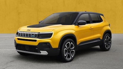 Preview of electric Jeep SUV.