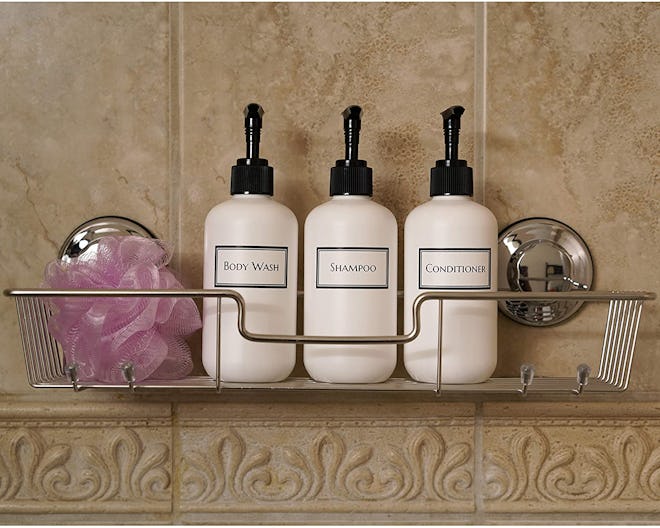 Artanis Home Silkscreened Empty Shower Bottles (3-Pack)