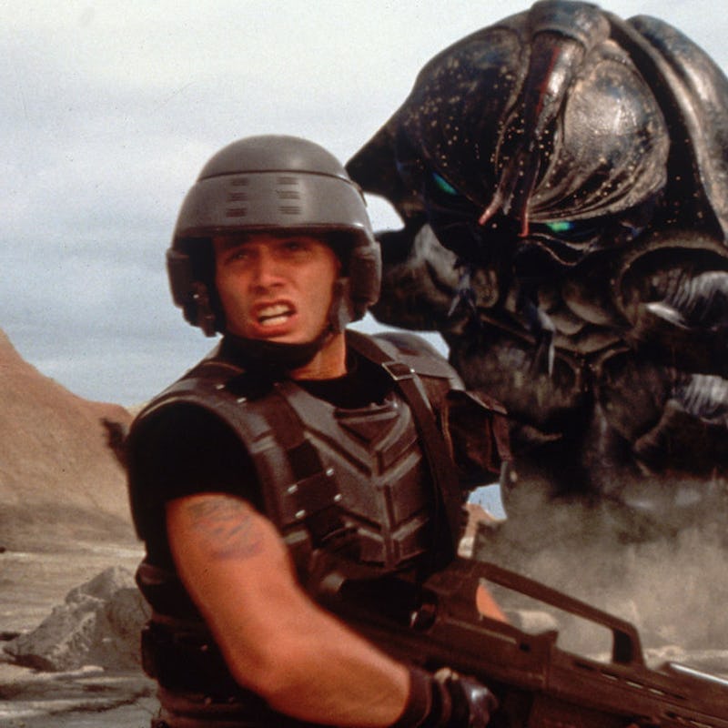 screenshot from Starship Troopers movie