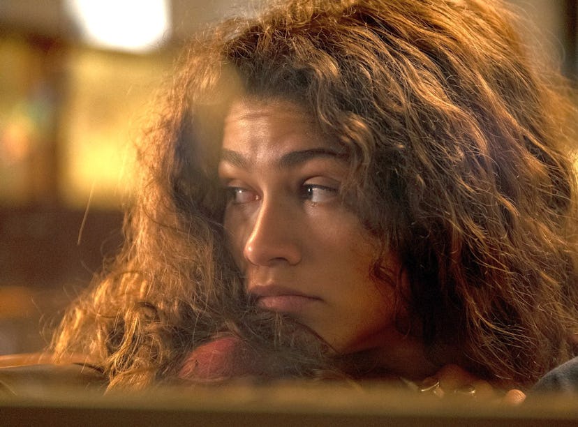 Zendaya as Rue in Euphoria