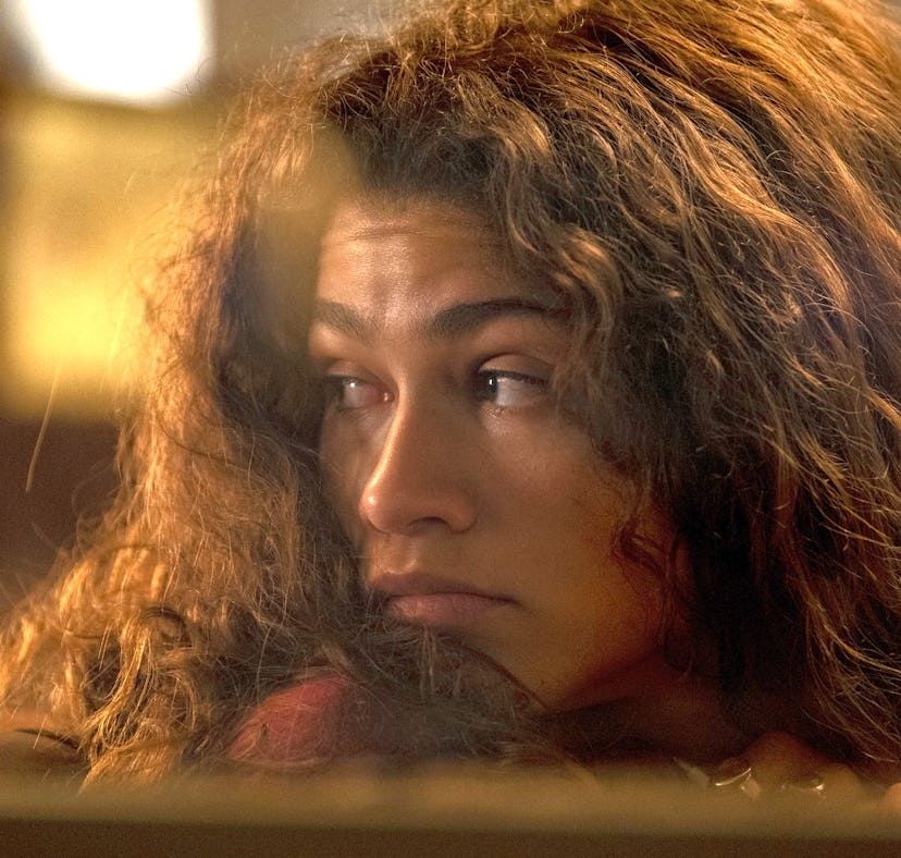 Zendaya as Rue in Euphoria