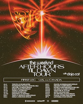 the weeknd after hours tour schedule