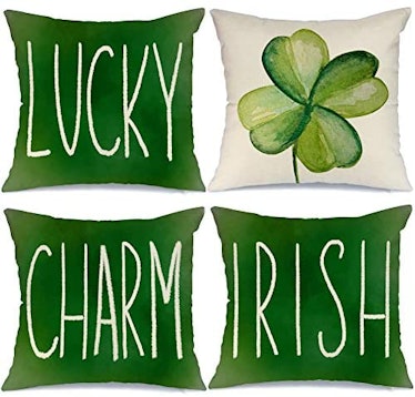 AENEY St Patrick's Day Pillow Covers (4-Pack)