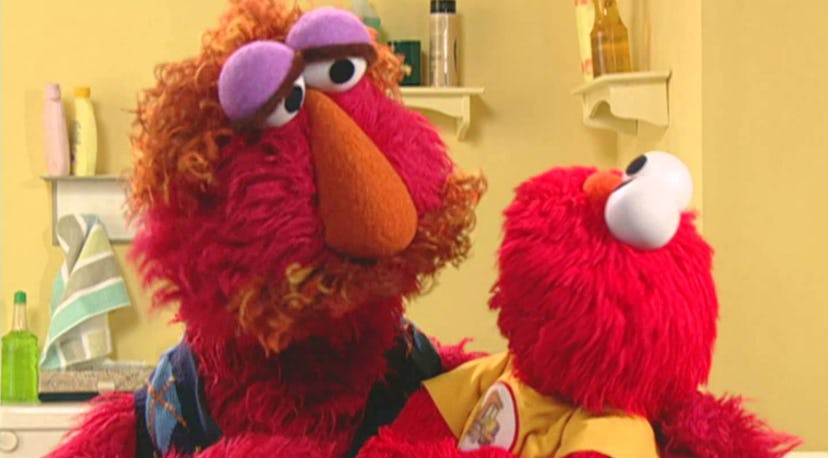 Watch the 'Sesame Street' episode "Elmo's Potty Time" to learn about potty training.