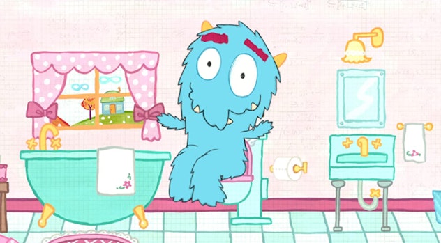 This episode of 'Peg + Cat' focuses on learning to use the potty.