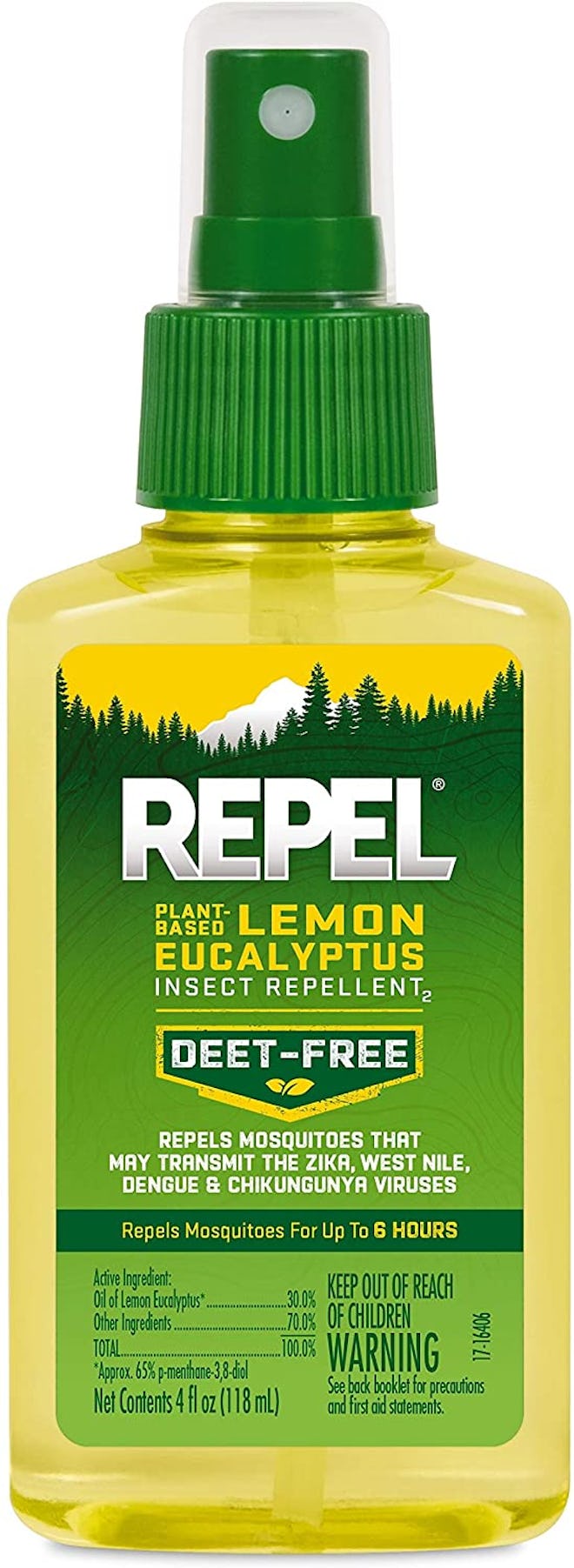 Repel Lemon Eucalyptus Insect Repellent (4 Oz) 