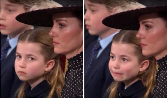 Princess Charlotte was so cute at her great-grandfather's memorial.