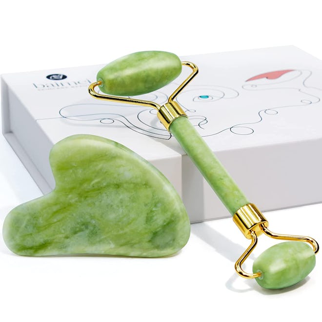 BAIMEI Jade Roller & Gua Sha Set