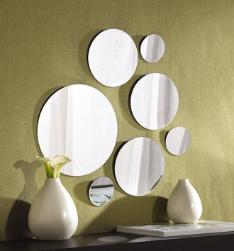 Elements Round Wall Mirrors (Set of 7)