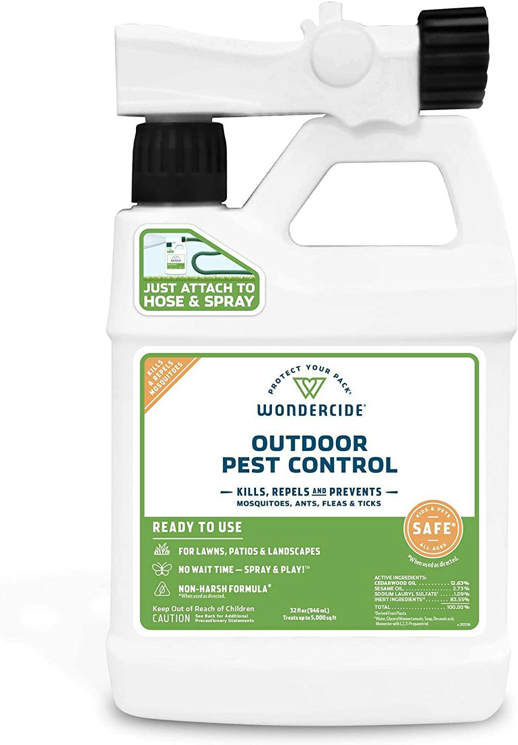 Wondercide Outdoor Pest Control Spray (32 Oz)